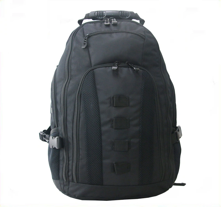 Wholesale Custom Black Polyester Business Laptop Backpack for Men