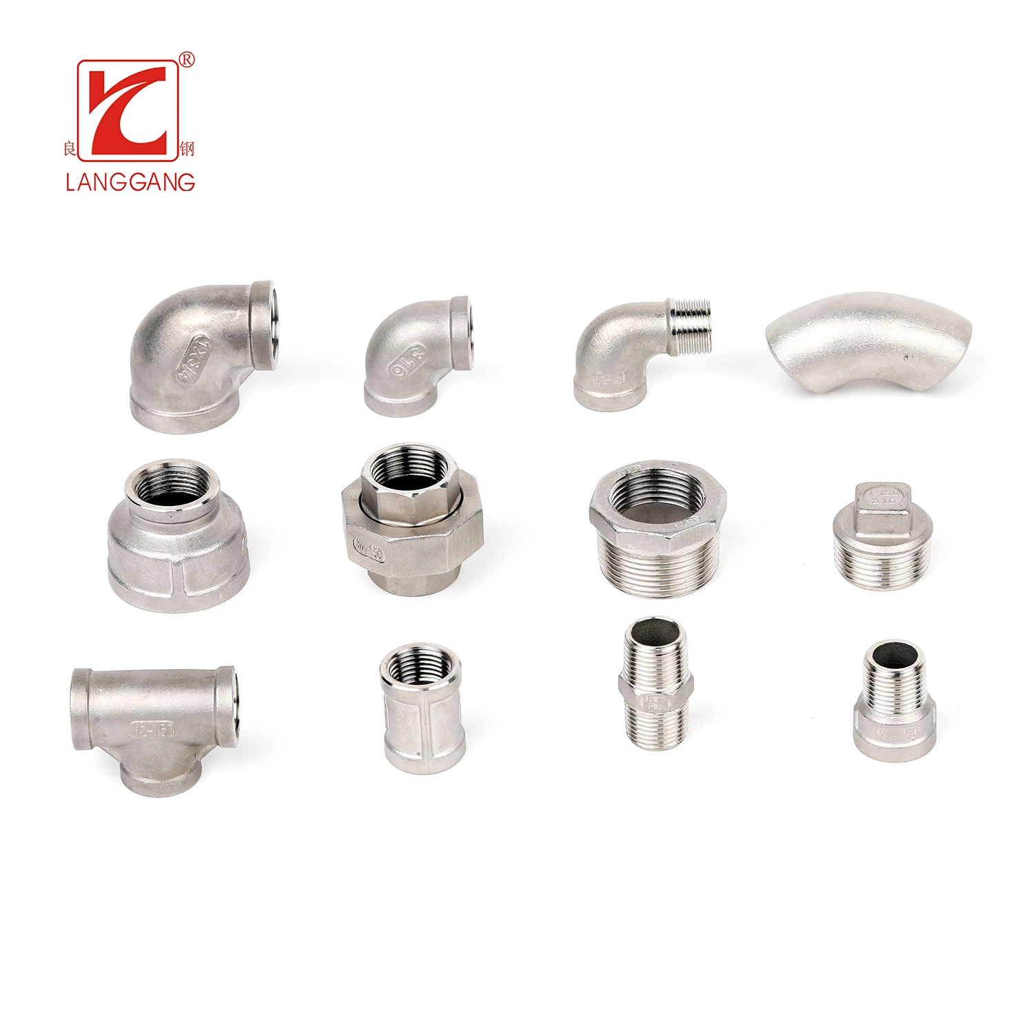 High Pressure Stainless Steel Unions Conica F/F Pipe Fittings Thread Connectors