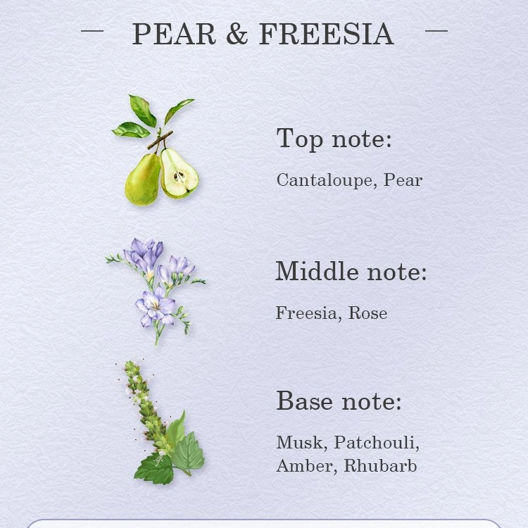 Pearoot Botanic Salon Aroma Reed Diffuser (Pear & Freesia)