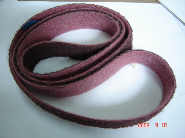 1.36X25m Coarse Tan Aluminium Oxide Non Woven Surface Conditioning Abrasive Sanding Belt