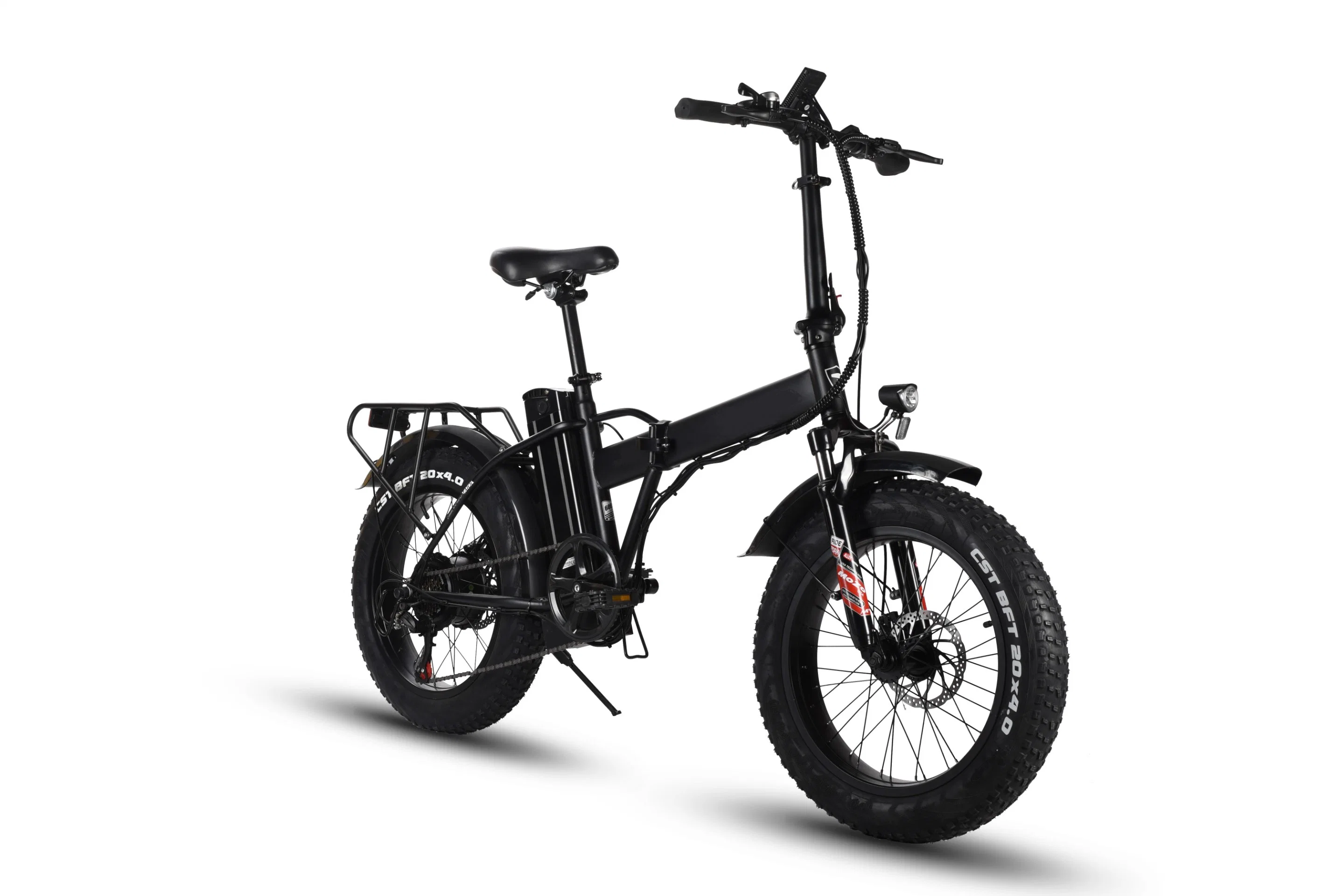 20" Electric Vélo Pliant Vélo Mountian électrique Electric Road Bike Electric Motorcycle avec moteur de 500 W Brushless à 48V 10Ah Battery Electric City Bike Eb