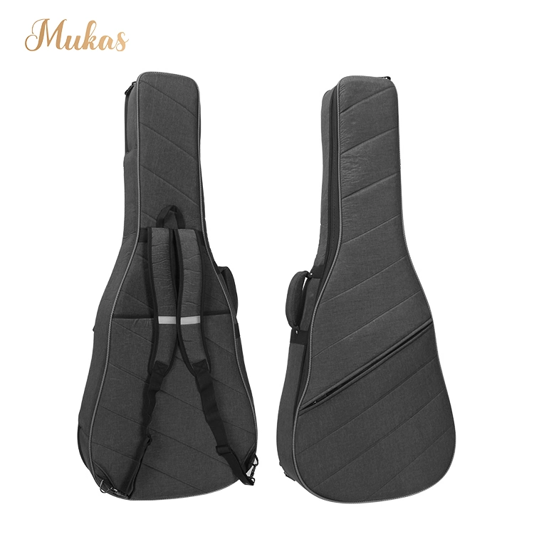 Fábrica China OEM colores/Logo Guitar Accesorios Musical Instrument Case 600D Oxford Fabric 40inch 41inch Bolsa de guitarra acústica