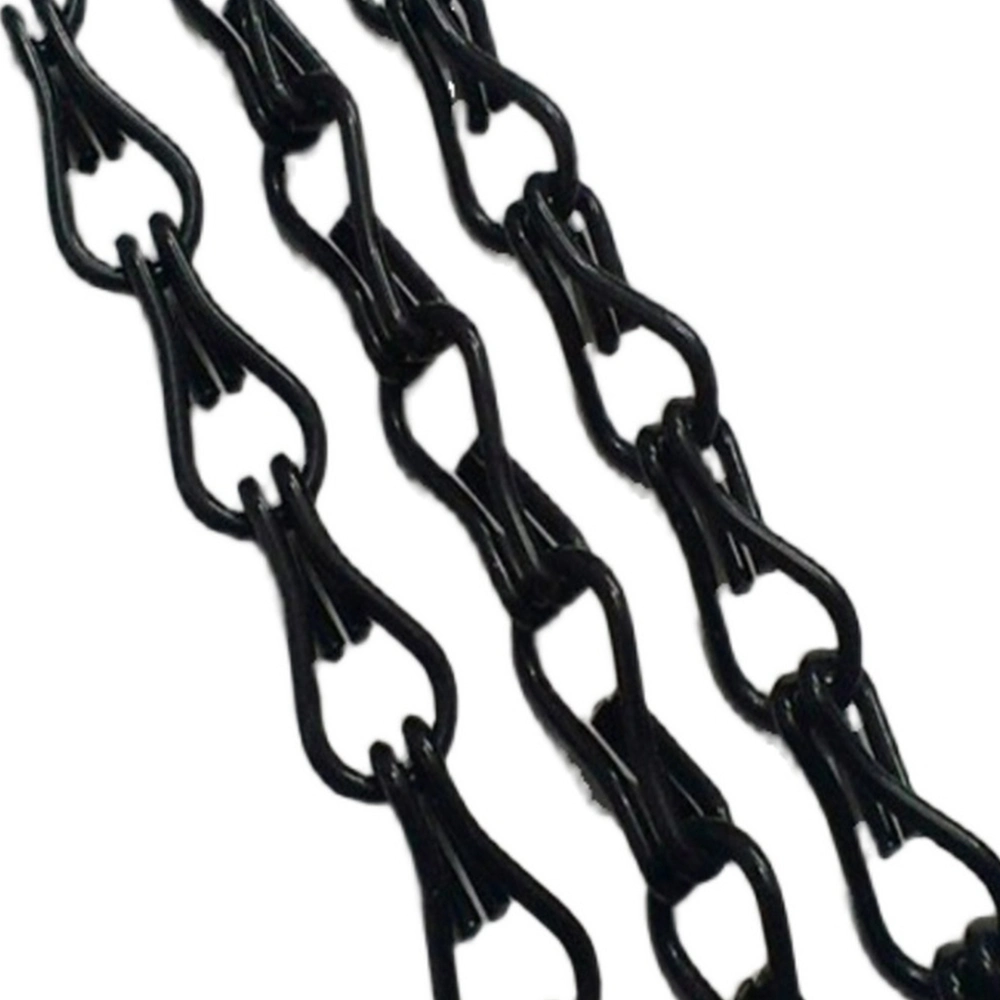 Colored Decorative Aluminum Double Jack Chain for Curtain