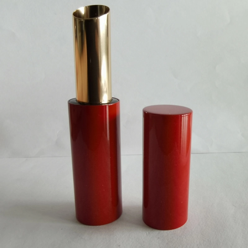 Classic Magnetic Closure Round Aluminium Lipstick Tube