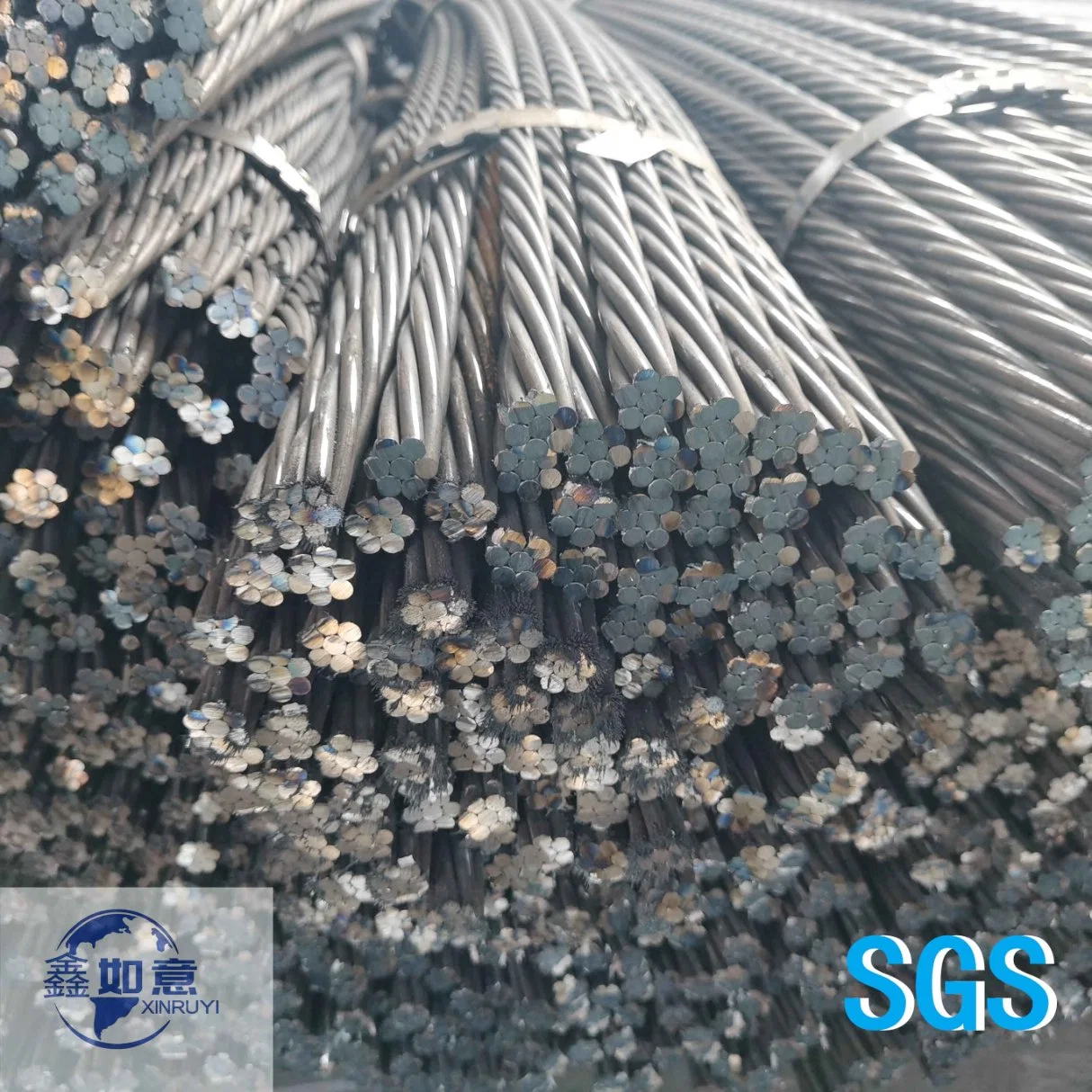 PC Strand/Prestressed Concrete Steel Strand/Galvanized Steel Strand 6X19,6X19s,6X37,6X36ws,8X36ws,18X7,35wx7, Shaped Strand Wire Rope and Compacted Wire Rope