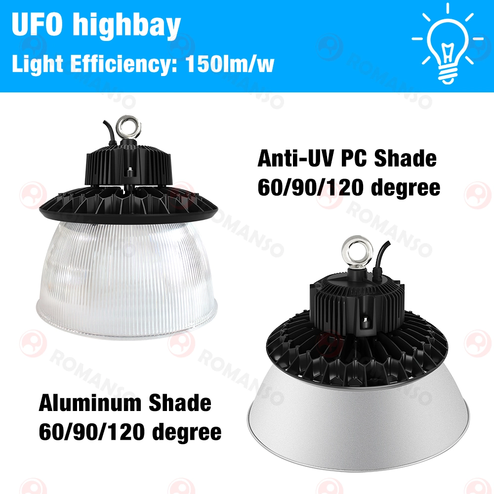 China Supplier 240W 31200lm LED UFO Light IP65 Indoor Outdoor Lighting