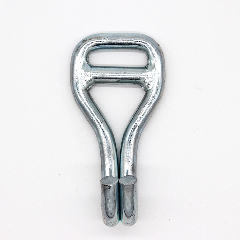 2&prime; &prime; 53mm 5000kgs Zinc Double J Lashing Welded Hook