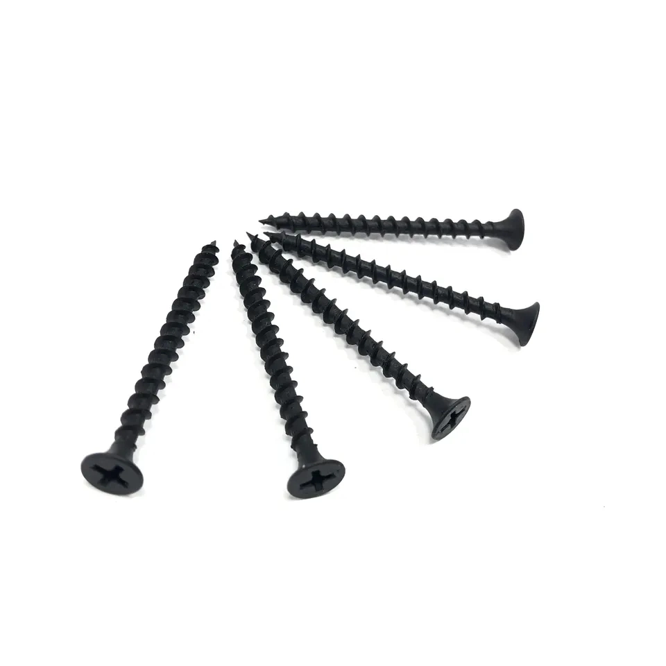 Drywall Screws Black Drywall Screws Coarse and Fine Threads