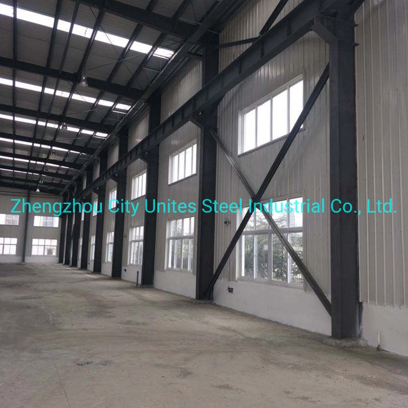 HDG Q235 Carbon Steel Peb Structural Building Greenhouse