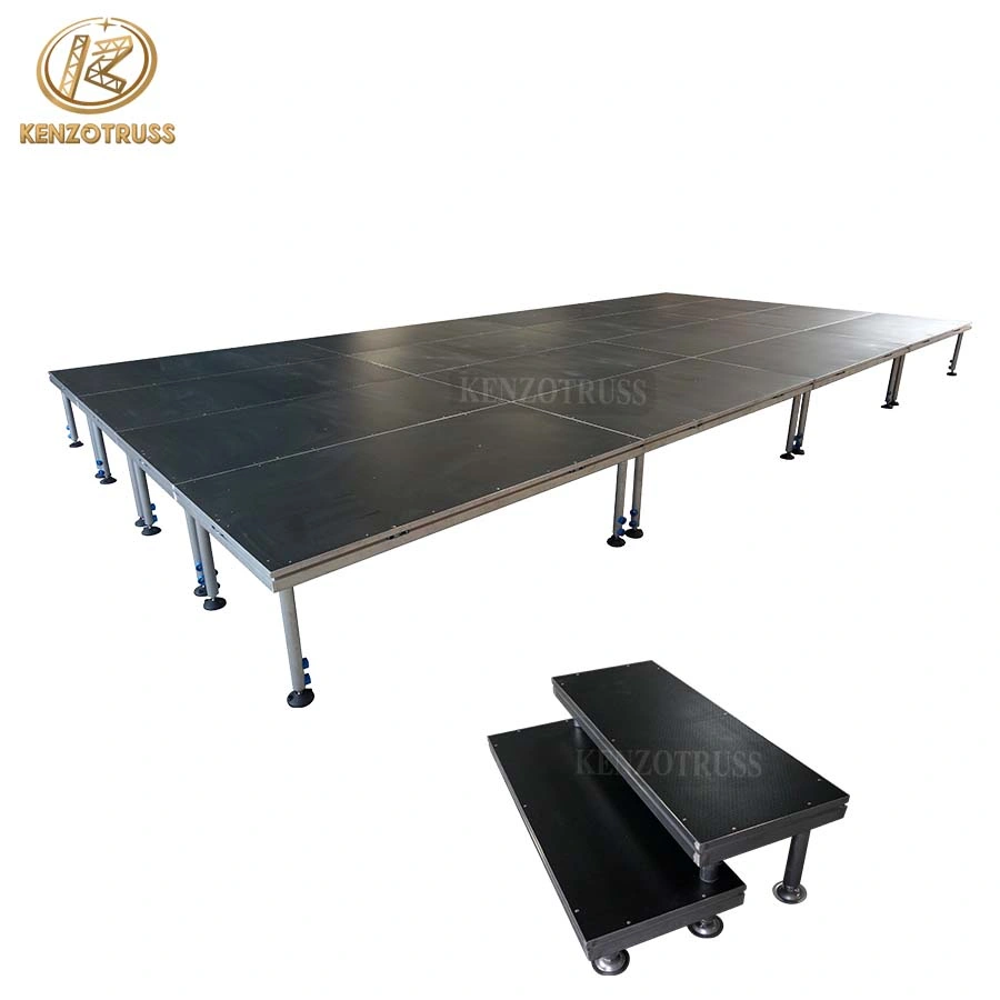 Hot Sell Outdoor Aluminum Stage Truss Modular Stage Design for Event Planning