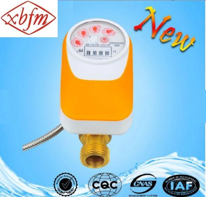 Direct Reading Electronic Valve Control Water Meter (Orange Color)