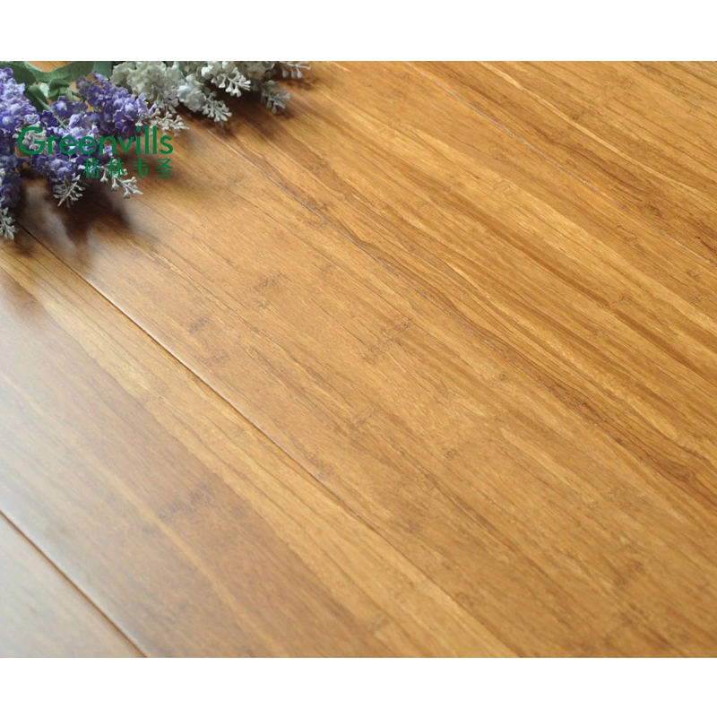 14mm High Density Carbonized Strand Woven Bamboo Flooring Hot Sale in USA Guangzhou Factory Click Indoor Bamboo Flooring