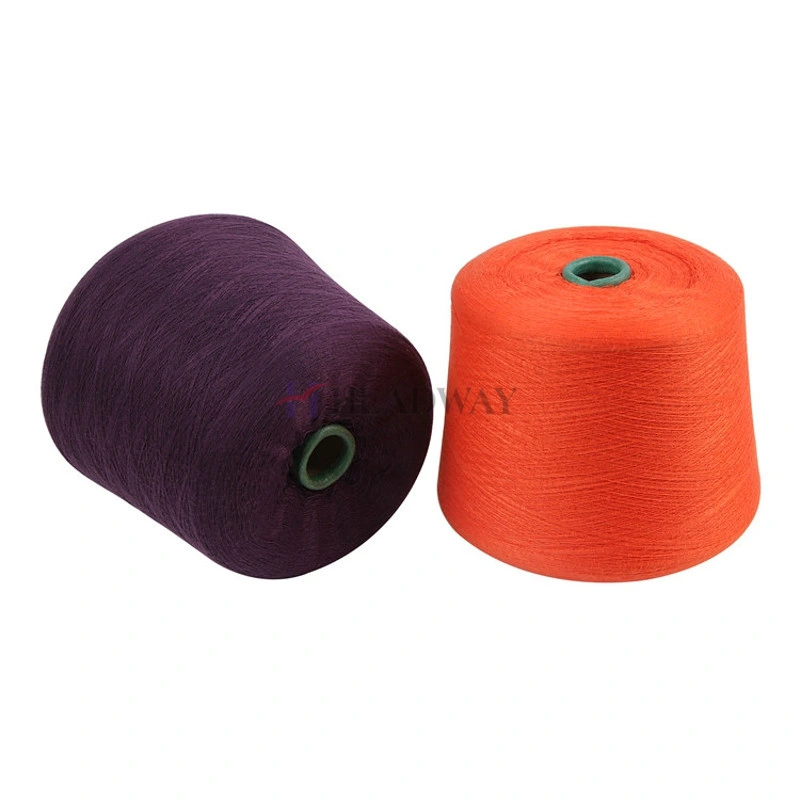 Hot Selling Weaving Knitting 100% Polyester Spun Yarn 16s/2 21s/2 32s/2