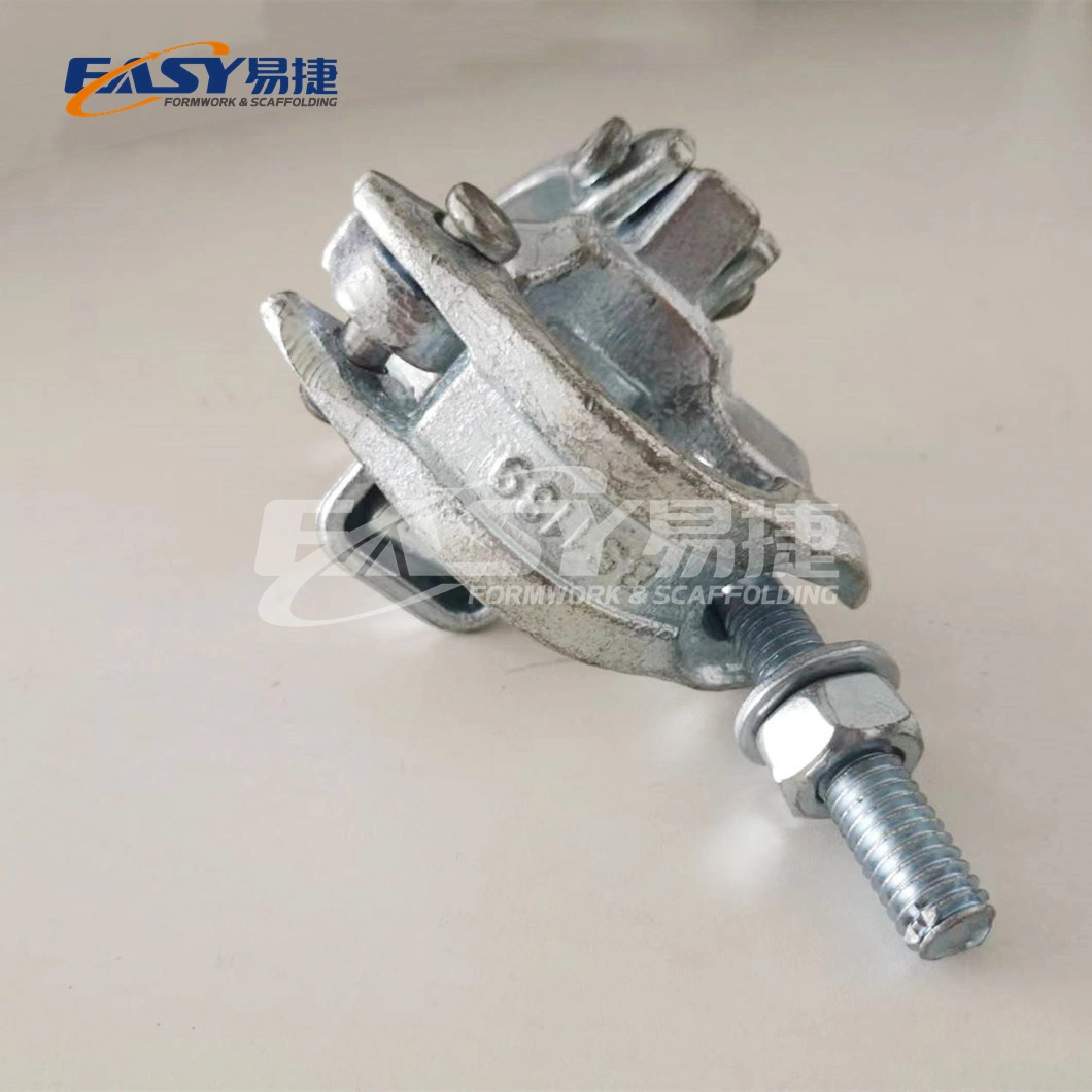 Facile 5% de réduction sur l'échafaudage BS1139/En74 48.3mm British Drop Forged Pressed Type Pipe Joint Coupler Beam Double Right Angle Swivel Scaffolding Clamp.