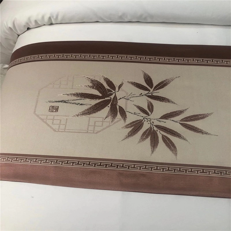 Hotel Apartment Fashionable Printing Pattern Queen Bed Decorative Bed Flags