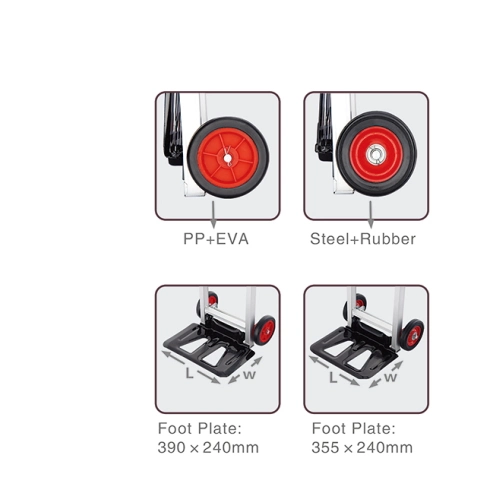 Alum, Inum Folding Hand Truck Folding Luggage Cart Gzs90