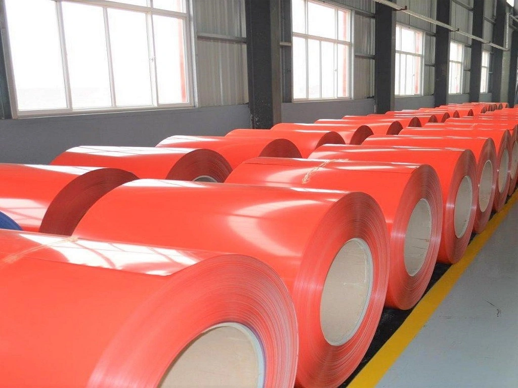 Dx51d Dx52D Zinc Coated Color Steel Coil PPGI Steel Coil Metal