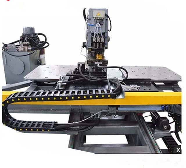 Neue gute Qualität zeitgesparte CNC-Stanzbohrmaschine und Markiermaschine