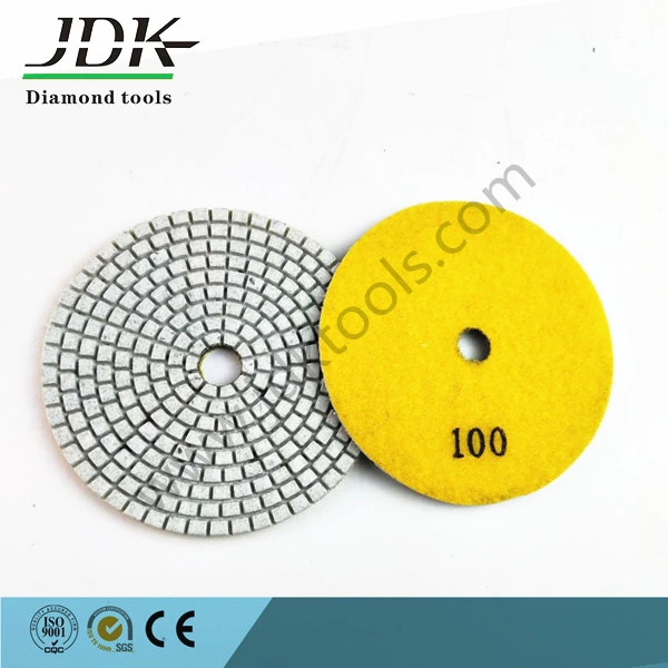 125 mm Diamond Flexible Polishing Pads for Natural Stone Grinding