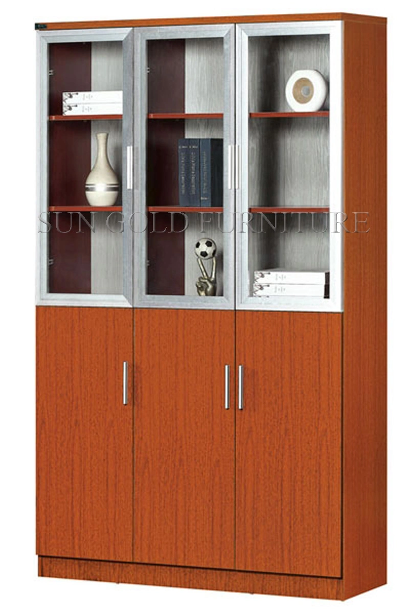 Wooden Storage Cabinet Document Cabinet Shelf (SZ-FCT608)