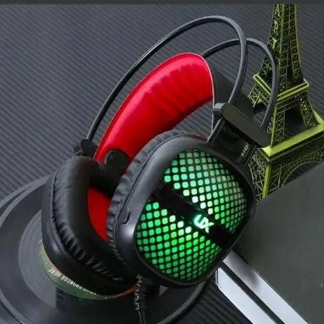 سماعات رأس ألعاب UX-A2 سماعات رأس ألعاب باس ستريو فوق الرأس كمبيوتر سماعات الأذن ميكروفون كمبيوتر محمول سماعة رأس سلكية للكمبيوتر