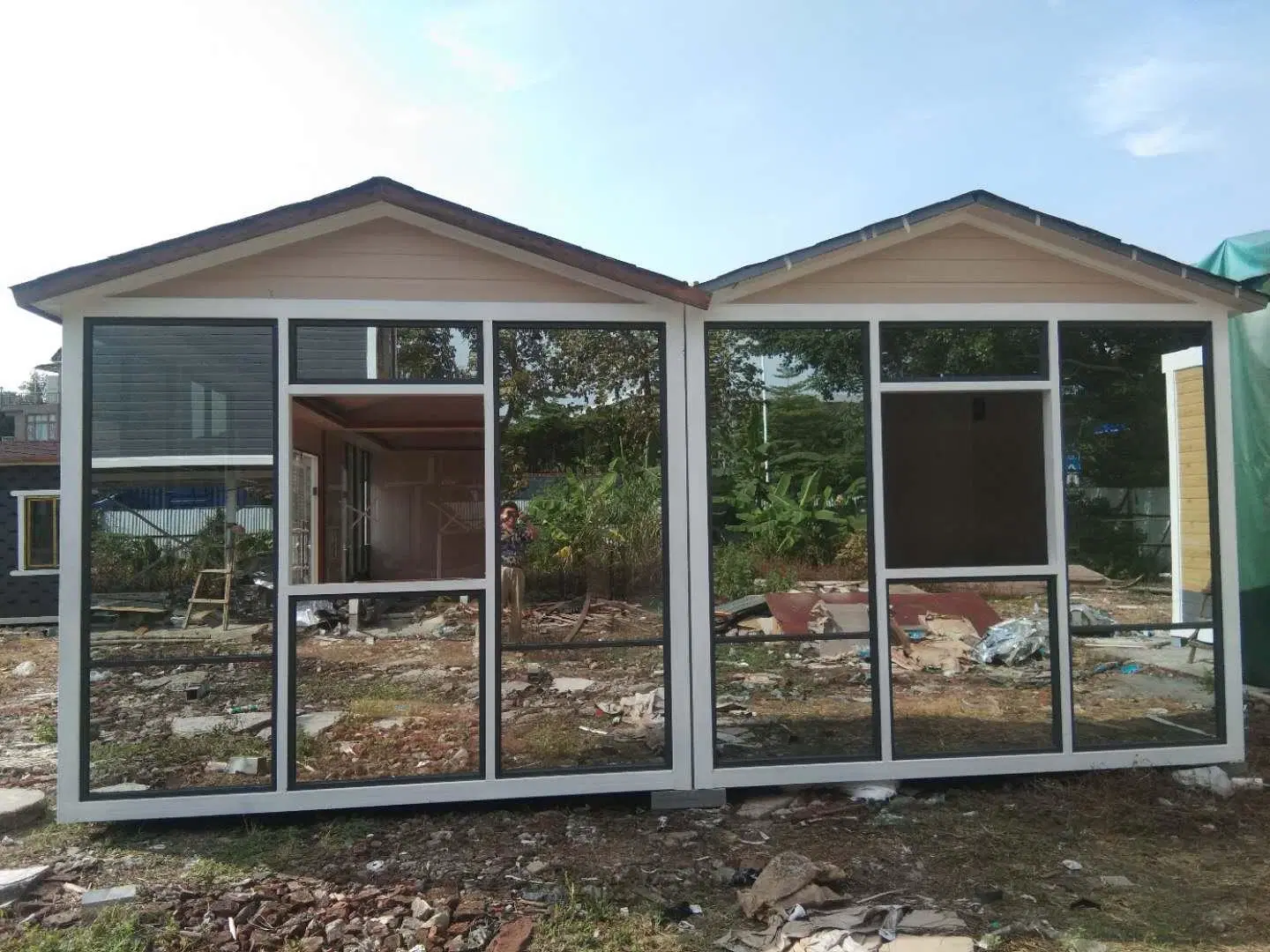 Pre Made New Flat Pack Sandwich Panel Mobile Homes