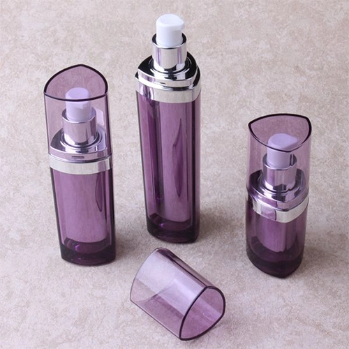 Heart Shape Cosmetic Empty Acrylic Lotion Bottle