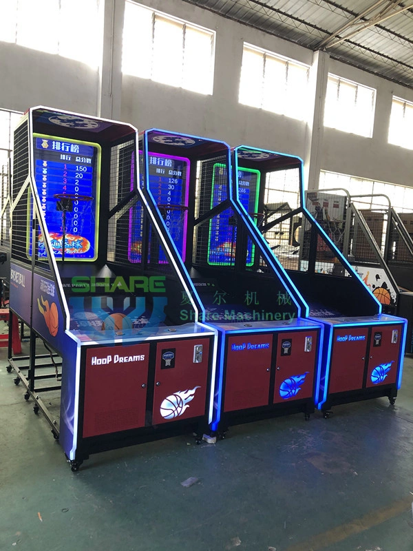 Vending Shot Trainer Coin Operated Basketball Arcade Game Shooting Machine