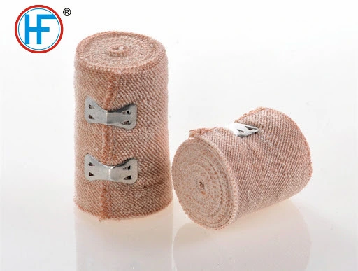 CE Approved Medical Crepe Plain Cotton Self-Adhesive Elastic Bandage with Spandex with OEM