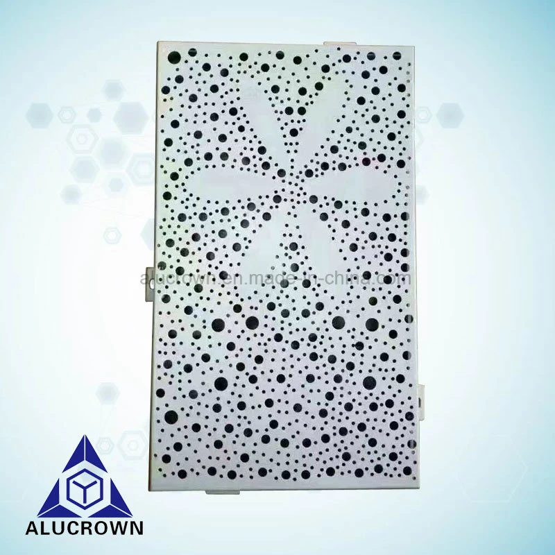 Stone Grain Perforated Hole Aluminum Sheet Metal Used for Outdoor Wall Cladding