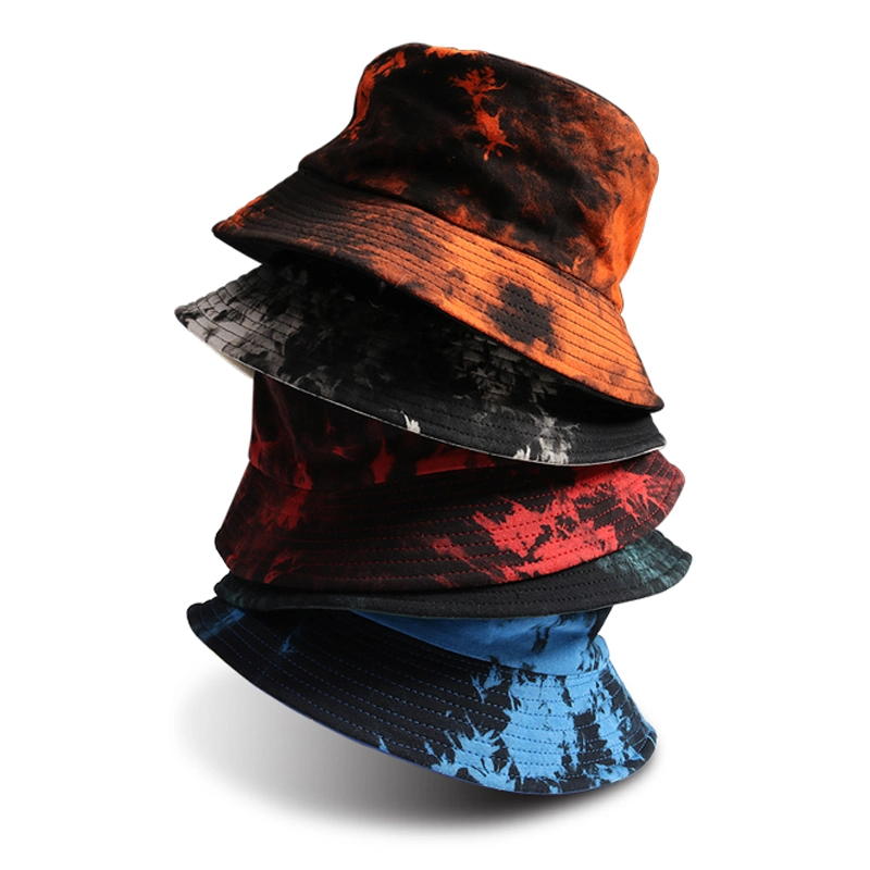 Fashion Luxury Design Printed Fishing Cap Custom Tie Dye Bucket Hat