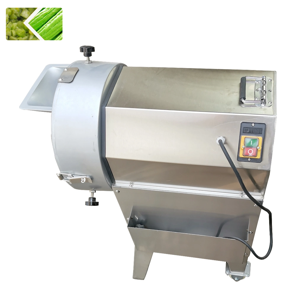 Cubo de cebola com desmancha automática de cubos de frutas vegetais Máquina Cutter vegetal elétrico batata gelo Lime vegetal alho vegetal Cortador