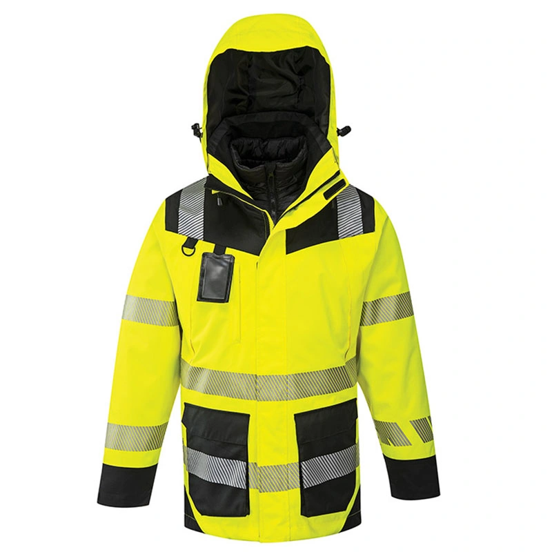 Viking Superior 3 in 1 Parka Hi Vis Two Colors Winter Padded Jacket Workwear