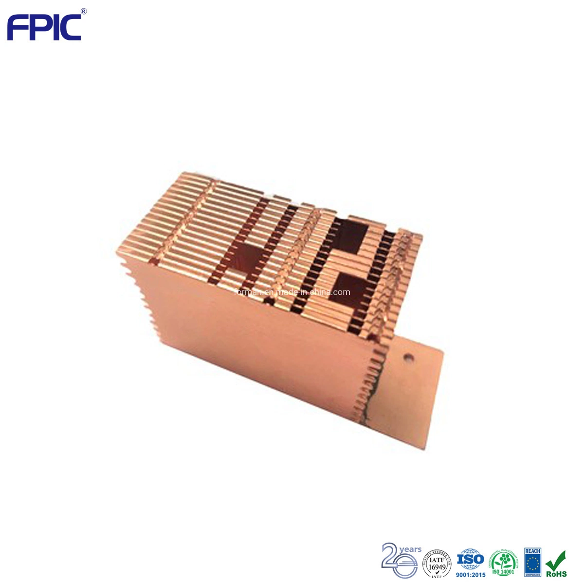 Copper Radiator Sheet Metal Fin Module Heat Sink Products