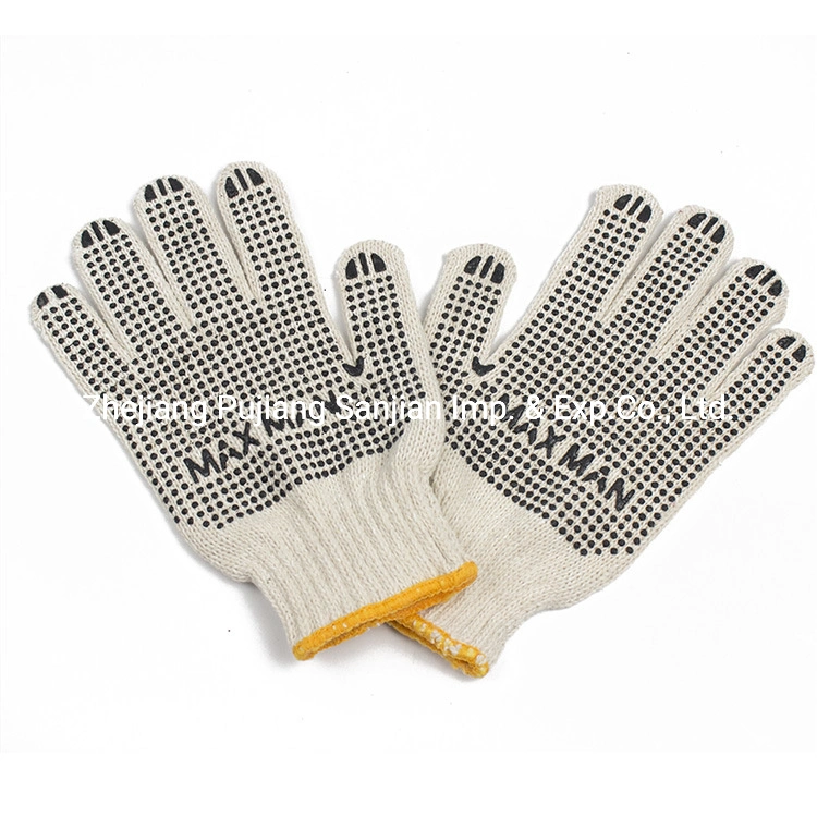 PVC Dotted Protective Gloves Cotton Work Gloves