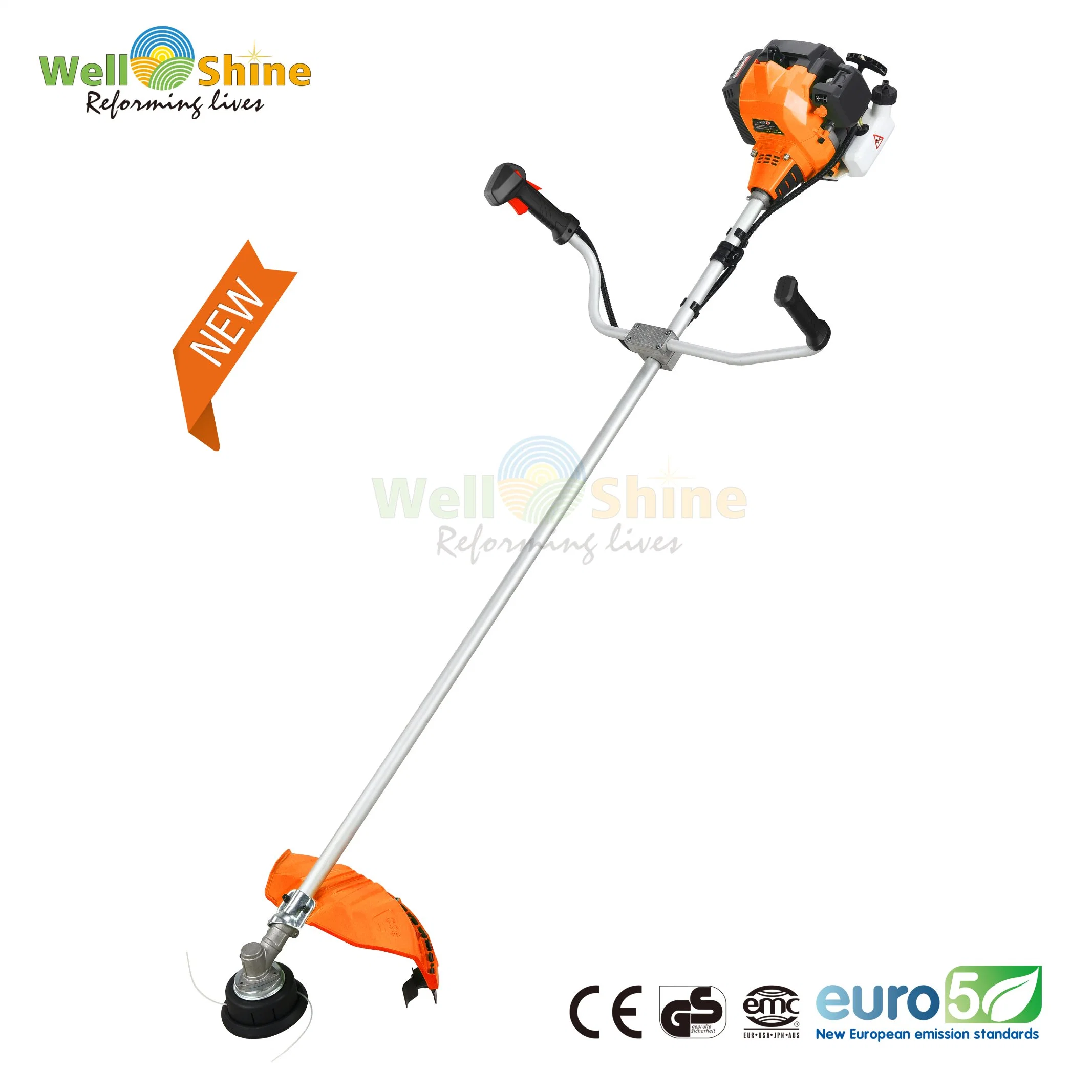 New! 52cc Grass Trimmer and Petrol Brush Cutter with Bike Handle