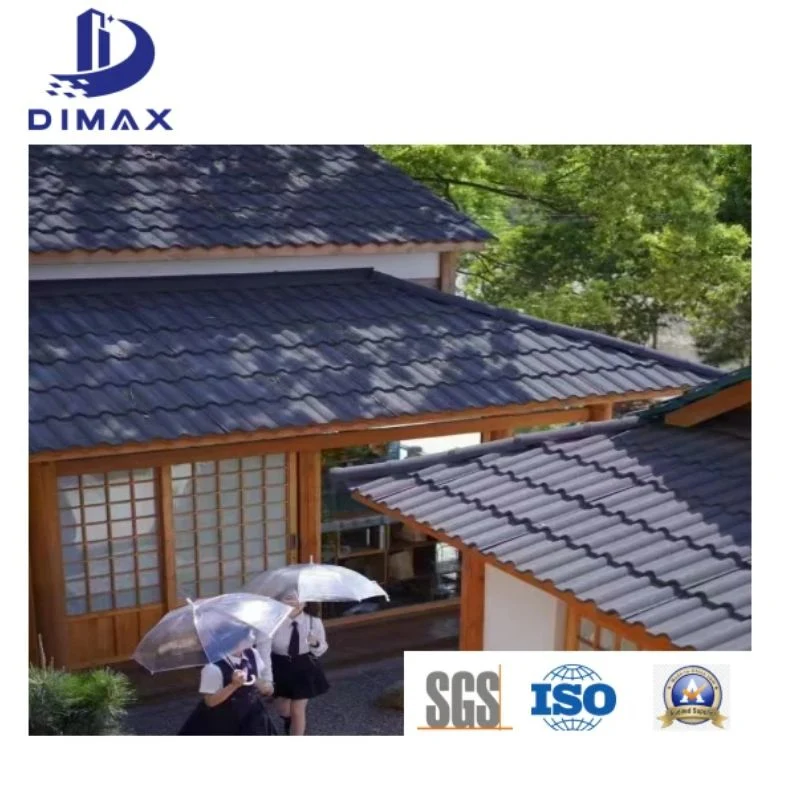 Original Factory, Fireproof, Waterproof Stone Coated Metal Roof Tiles----Rome Type