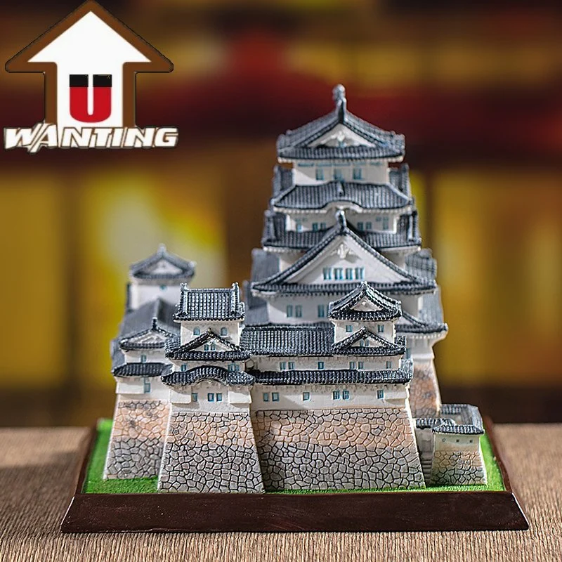 Vente en gros cadeau promotionnel Himeji Castle Office Décoration Japan Travel Building Souvenir touristique