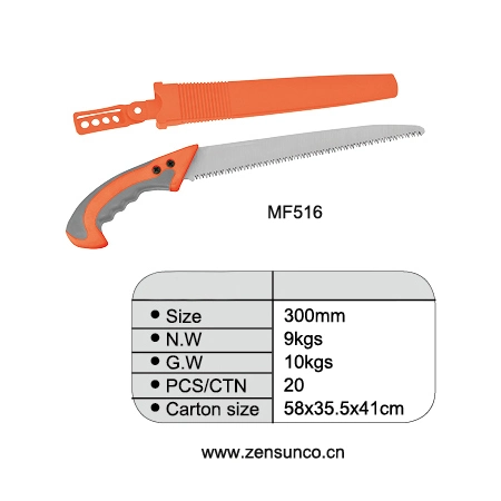 300mm Pruning Saw with Sheath 65mn Steel