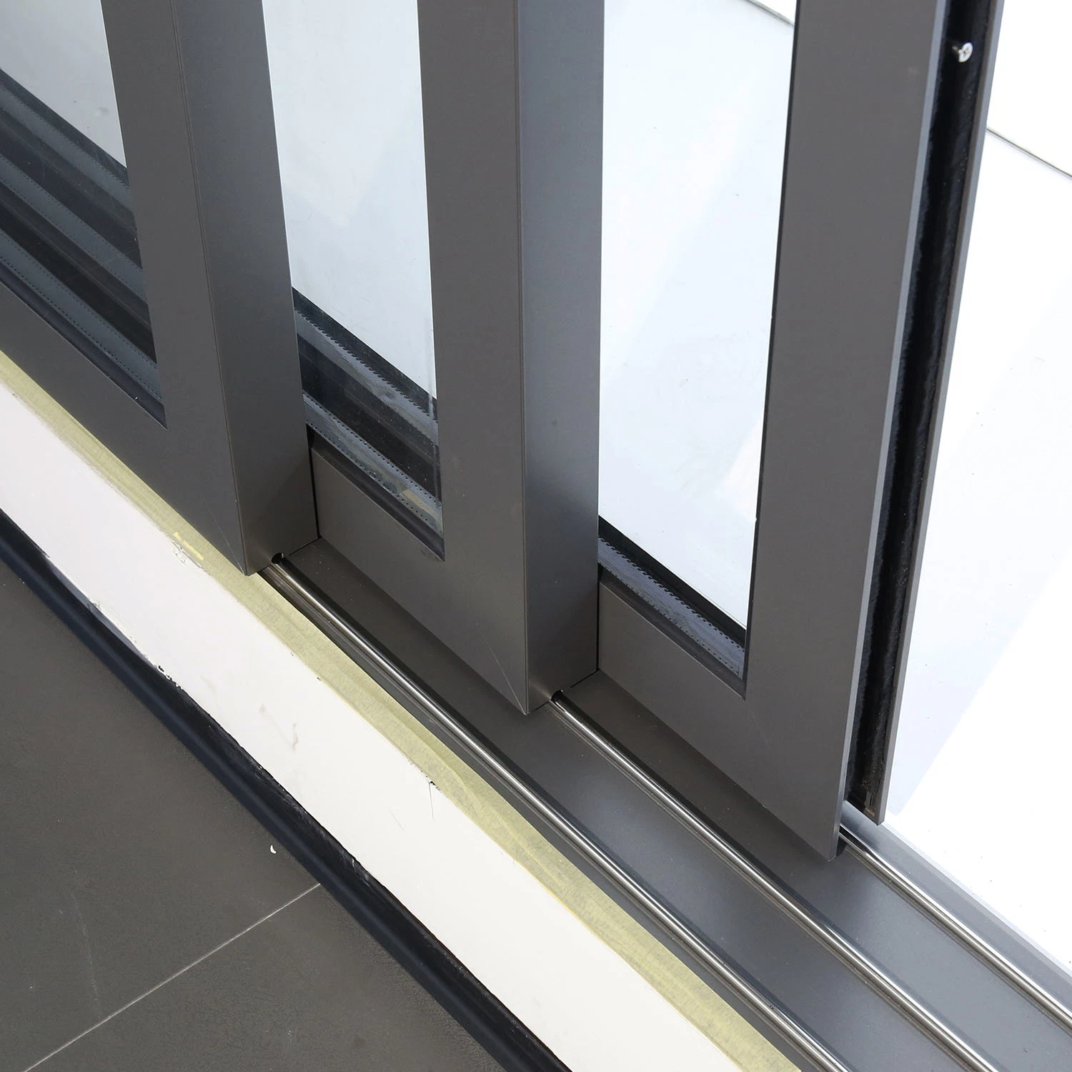 Sixinalu Aluminum Profile Building Material Aluminum Alloy Automatic Open Sliding Door