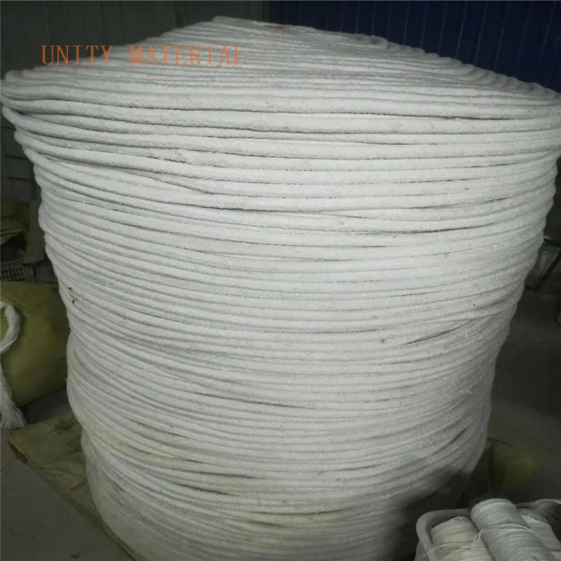 High Temperature Stainless Steel Wire Reinforced Ceramic Fiber Sealing Rope Fabric