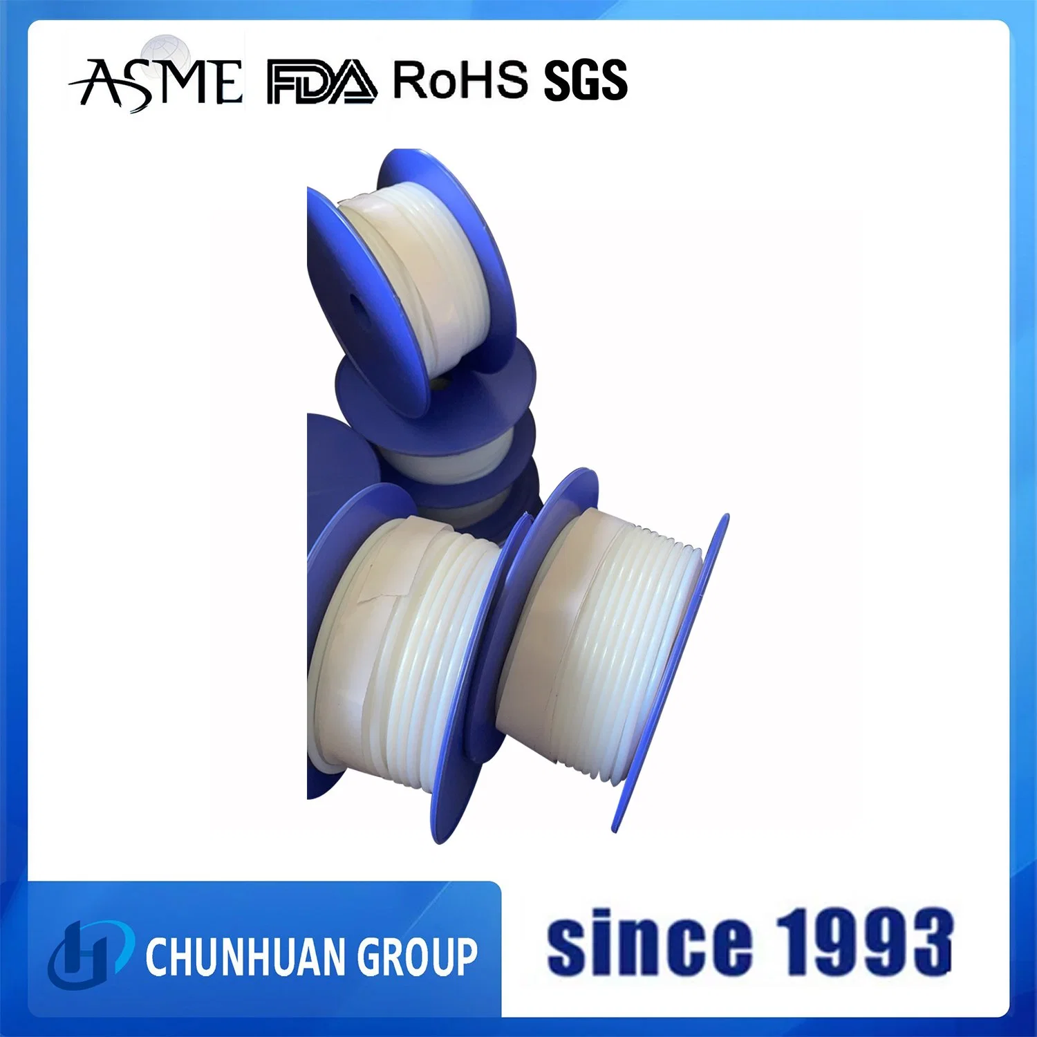 RoHS Compliant Chemical Resistance Extruded PTFE Rods for Electrical Properties