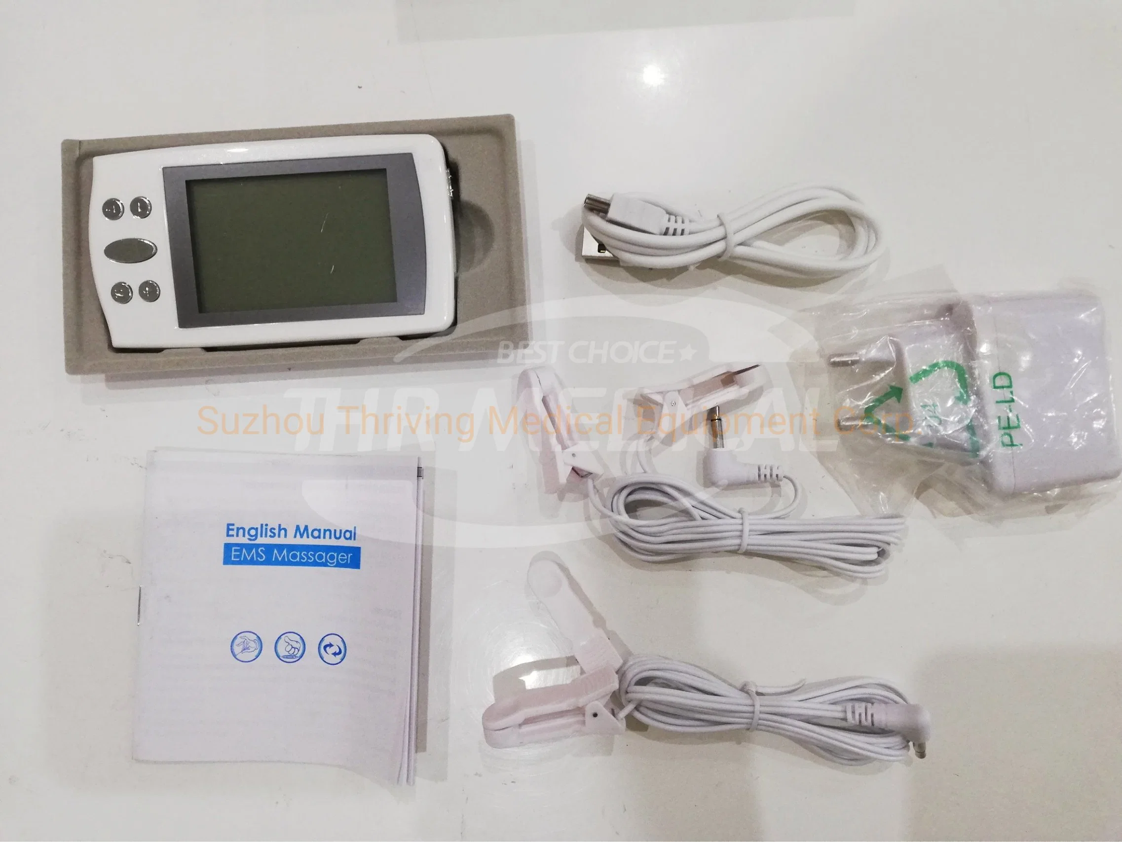 16 Modes Muscle Stimulator Electronic Pulse Massager Digital Therapy Machine Massager EMS Tens Unit