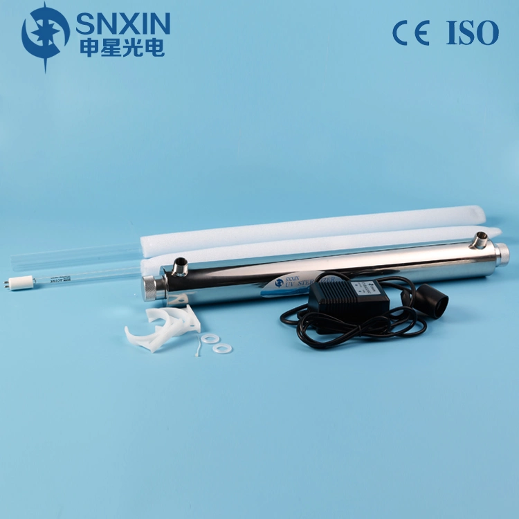 Hot Sale 12W 1gpm UV Sterilizer for Drinking Water Purifier Machine 110V 220V CE RoHS Saso Stainless Steel Water Filter System