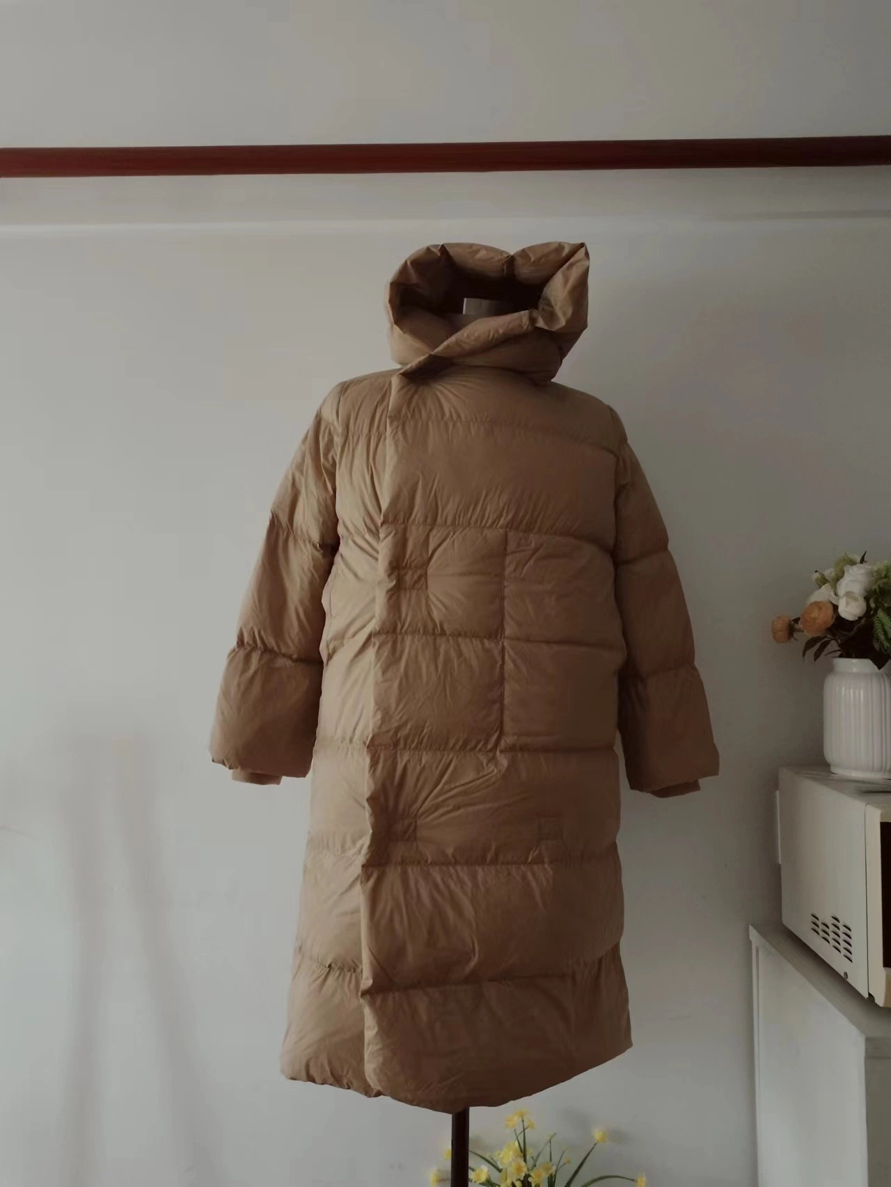 Chaqueta de plumón para mujer abrigo largo invierno cálido exterior