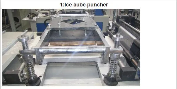 Máquina de fazer saco de gelo com sumo descartável de plástico