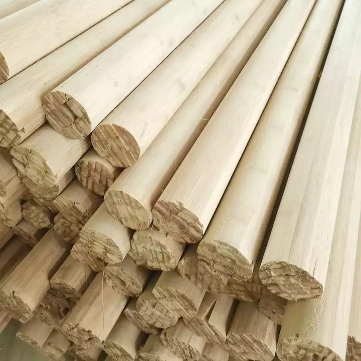 Commerce de gros pour le bricolage Craft bambou pôle ronde Round Bamboo Stick de matières premières