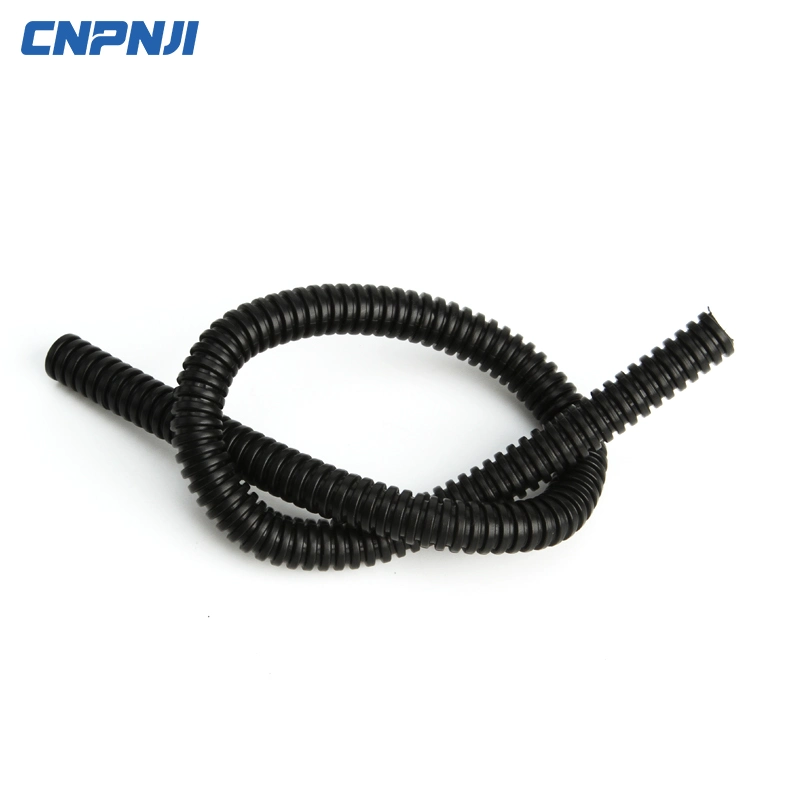 Cnpnji Insulation Plastic Tube Car Protection Industrial Electrical Wire Conduit PE/PP/PA Plastic Corrugated Hose Pead10.0-1/4 Pipe