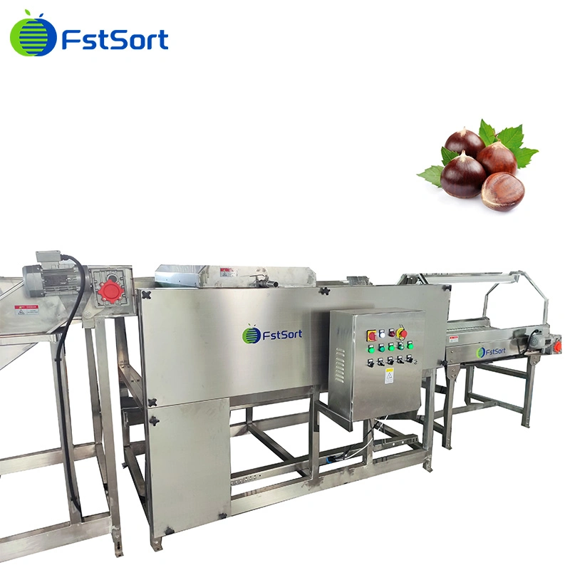 Chestnut High Pressure Cleaning Chestnut Polishing Machine Chestnut Picking Table Chestnut Washing Equipment