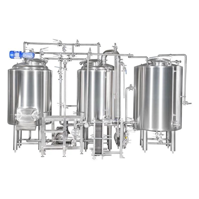 500L 5hl Ss Steam Two Vessel Semiauto Beer Brewing Equipment